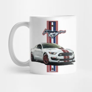 Texas Style Mustang Pony Red Mug